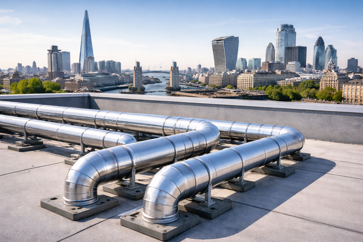 Commercial plant room insulation installation